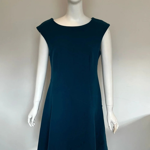 Cop Copine Sleeveless Fit & Flare Mini A-line Dress, Green Blue Size 42 XL NWT - Picture 5 of 10